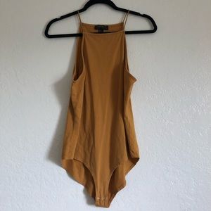 Forever 21 | mustard sleeveless bodysuit size 1XL